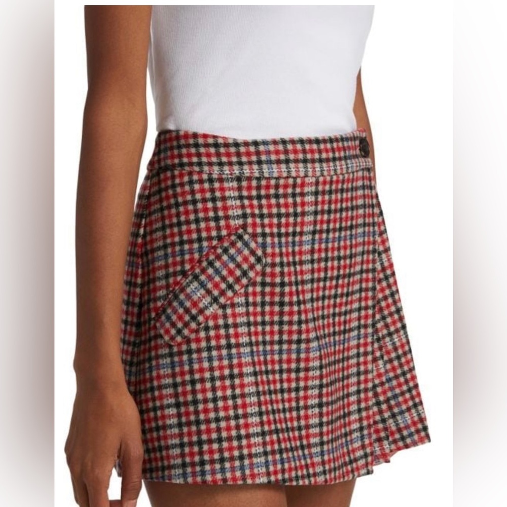 Rails Adriana Plaid Pleated Women’s Miniskirt Size 8
